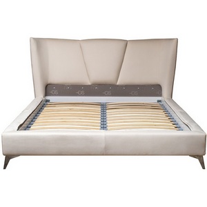 Изображение товара Кровать Siena без мех.велюр кремовый Colt1008 199*222*116см Garda Decor