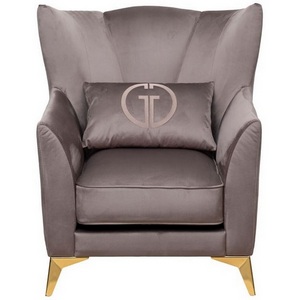 Изображение товара Кресло Garda Decor SIENA-К-2K-Colt017 (Золото/Серый)