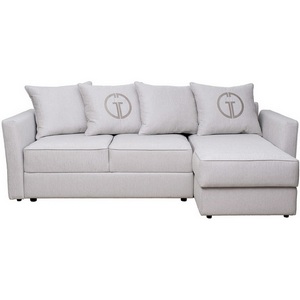 Изображение товара Диван Sorrento 230 с канапе трехмест.раскл (Еврокнижка) Koza3803-SVSER+Nev83 230*156*90см Garda Decor арт.SORRENTO-230-Koza3803-SVSER+Nev83