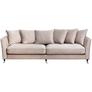 Изображение товара Диван Garda Decor SORRENTO-250-Colt030 (Светло-серый)