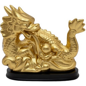 Изображение товара Статуэтка "Дракон" цвет золото 19х9х16 см Garda Decor TB1619