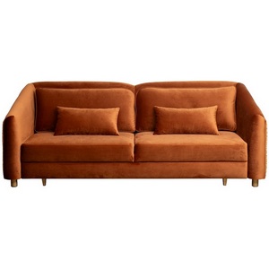 Изображение товара Диван Треви(Trevi) 230М(К) трехм раскл с кантом оранж Pad32+Lattice ORANG 232*103*88см Garda Decor