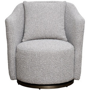 Изображение товара Кресло Верона(Verona) вращающееся, букле серый Orso-SER/бронза 70*77*80см Garda Decor