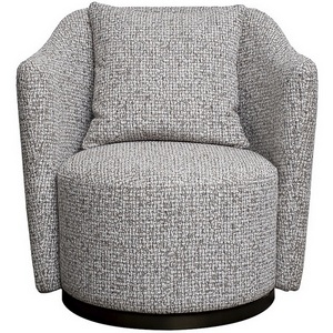 Изображение товара Кресло Verona вращающееся, шенилл серый Seppia-SER/бронза 70*77*80см Garda Decor