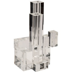 Изображение товара Ваза-подсвечник "хрустальная" 16х12х27 см Garda Decor XV2640