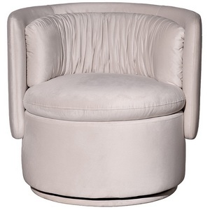 Изображение товара ZW-06101 Кресло поворотное велюр кремовый 76*72*71см Garda Decor Изображение товара ZW-06101 Кресло поворотное велюр кремовый 76*72*71см Garda Decor