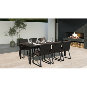 Изображение товара Обеденная группа Gardenini Malia (Алюминий,Ткань/Темно-серый,Антрацит) DMLA.010522.C1