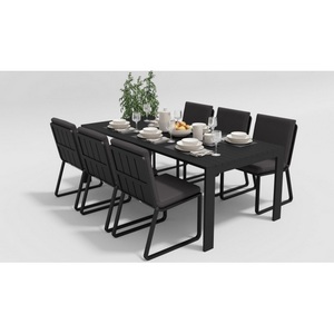 Изображение товара Обеденная группа Gardenini Malia (Алюминий,Ткань/Темно-серый,Антрацит) DMLA.010522.C2