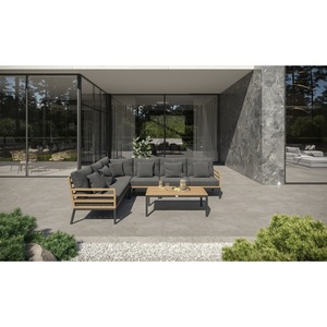 Изображение товара Комплект садовой мебели Patio Calma серая, тик/алюминий Gardenini LPPCLMM.010800.S4