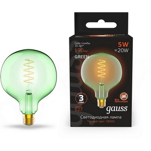Изображение товара Лампочка светодиодная филаментная Gauss 1012802105