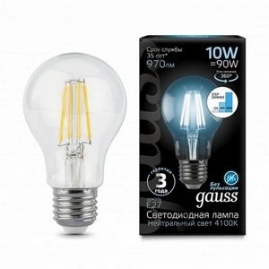 Изображение товара Лампочка светодиодная филаментная Gauss Filament 102802210-S