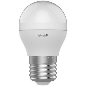 Изображение товара Лампочка светодиодная Gauss Basic Шар 1053228