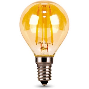 Изображение товара Лампочка светодиодная филаментная Gauss Filament 105801005 Шар 5W 400lm 2700К Е14 golden LED