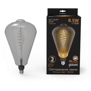 Изображение товара Лампочка светодиодная филаментная Gauss 157802005