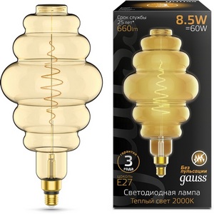 Изображение товара Лампочка светодиодная филаментная Gauss 161802105