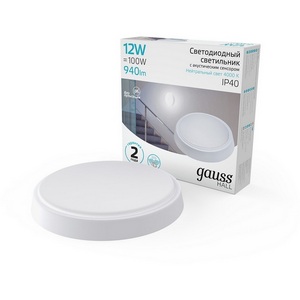 Изображение товара Настенно-потолочный светильник светодиодный Gauss 193411212-OAS