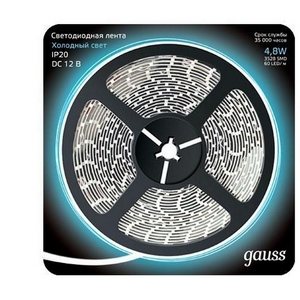 Изображение товара Светодиодная лента 12V Gauss 312000305