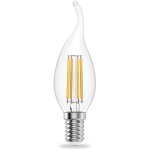 Изображение товара Лампочка светодиодная филаментная Gauss Filament Elementary 42122 Свеча на ветру 12W 750lm 4100К Е14 LED