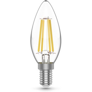 Изображение товара Лампочка светодиодная филаментная Gauss Filament 50312142 Свеча 4W 480lm 3000K E14 LED