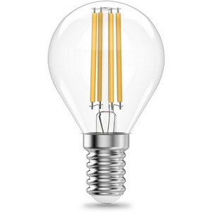Изображение товара Лампочка светодиодная филаментная Gauss Filament Elementary 52118 Шар 8W 510lm 2700К Е14 LED