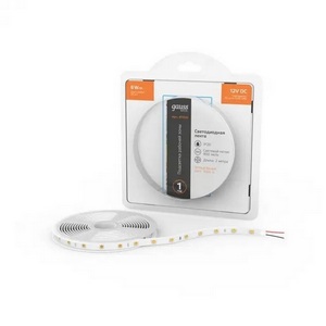 Изображение товара Лента светодиодная 5050/60 12V 8W/m 800lm/m 3000K 10mm IP20 2m Gauss Basic BT020