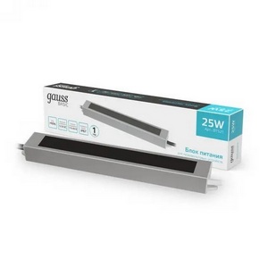 Изображение товара Блок питания 12V 25W IP67 Gauss Basic BT521