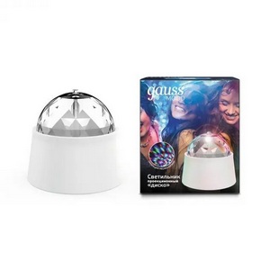 Изображение товара Ночник настольный диско 3W с фиксированной проекцией DIY0021 Gauss Mood DIY0021