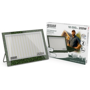 Изображение товара Прожектор уличный светодиодный Gauss GFD008