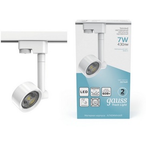 Изображение товара Трековый светильник однофазный светодиодный 220V Gauss TR056
