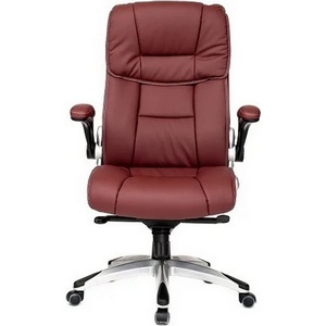 Изображение товара Стул для офиса руководителяв с металлической крестовиной Nickolas 2110Н burgundy