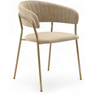 Изображение товара Стул Whispered Fusion Hesby Велюр/Бежевый арт.HSBI_DC72_beige