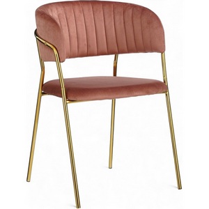 Изображение товара Стул Whispered Fusion Hesby Велюр/Розовый арт.HSBI_DC72_dustyrose