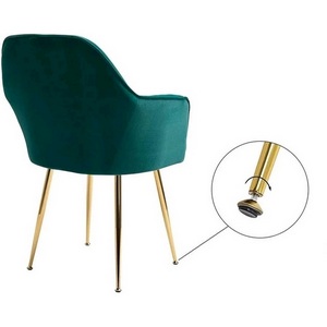 Изображение товара Набор из 2 стульев Tranquil Synchrony Hesby Велюр/Зеленый арт.HSBI_Y607_green_2