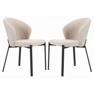 Изображение товара Стул Hesby Odda (комплект 2 шт) бежевый, черный