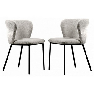 Изображение товара Стул Hesby Whirl (комплект 2 шт) серый,черный