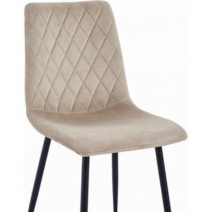 Изображение товара Стул Serenity Whirl Hesby (Металл/Велюр, Бежевый) арт.HSBI_DC102_beige