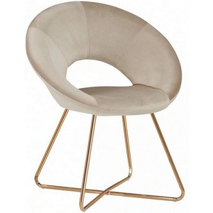 Изображение товара Стул Refuge Hesby (Золотой/Металл,Велюр) арт.HSBI_DC2124_beige