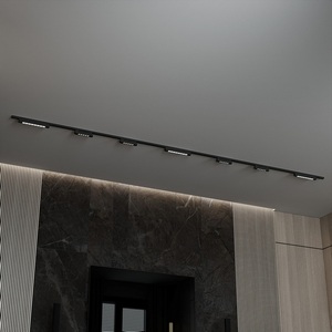 Изображение товара Трековая система в сборе однофазная накладная 220V 100W Hesby Lighting HSBL_kompl_S011_NI4B3K черная