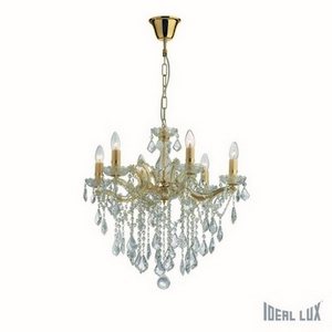 Изображение товара Подвесная люстра SP6 Ideal Lux Florian ORO подсвечник