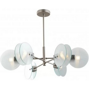 Изображение товара Потолочная люстра на штанге iLamp Panorama 15598-6 SN+CL