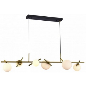Изображение товара Подвесной светильник iLamp Golden 2134-6L BR+MBK шарики