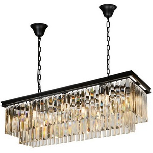 Изображение товара Подвесная каскадная люстра хрустальная 6118-1000 BK iLamp Triumph