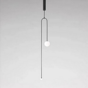 Изображение товара Подвесной светильник 8628P/2 BK-WH iLamp North шарики