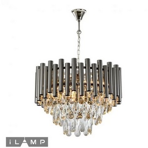 Изображение товара Подвесная каскадная люстра хрустальная P9510-4 NIC iLamp Savage