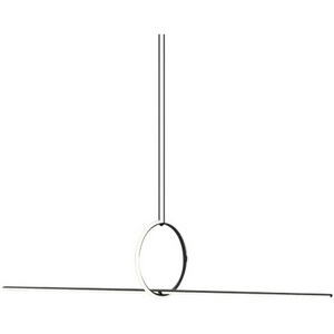 Изображение товара Подвесной светильник 10339P/A2-35W-3000K BK-WH iLedex Zoom кольцо