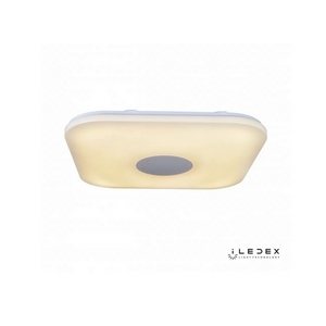 Изображение товара Потолочный светильник квадратный светодиодный диммируемый с пультом 18W opaque entire iLedex Jupiter Square