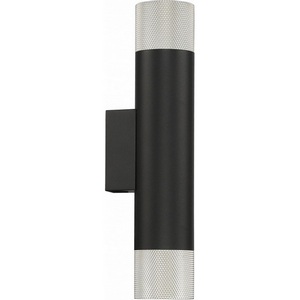 Изображение товара Настенный светильник iLedex Delta 2365-2 BK+SL