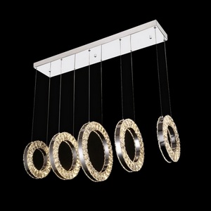 Изображение товара Подвесной светильник светодиодный с пультом iLedex Crystal ice 4460-5 72W CR кольцо