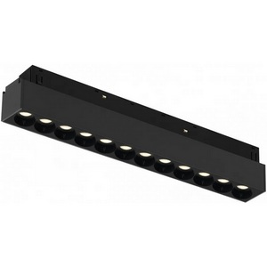 Изображение товара Трековый магнитный светильник 48V iLedex Vision48/22 4822-002-L235-12W-38DG-3000K-BK