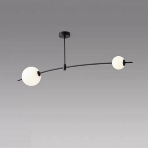 Изображение товара Потолочная люстра на штанге iLedex Epical 6827-2 BK+WH шарики